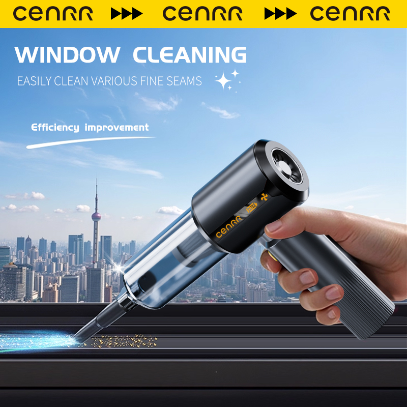CENRR 新しい LED パワーディスプレイ車の掃除機 7500mAh ワイヤレスミニ強力なポータブルハンドヘルド車クリーナーギフトランプエアガン