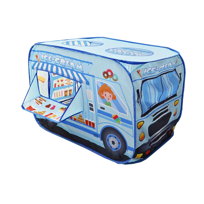 子供の屋内アイスクリームカーテントおもちゃ劇場プリンセスボーイベビーゲームハウス折りたたみボールプールハウスハンブルク車のパターン