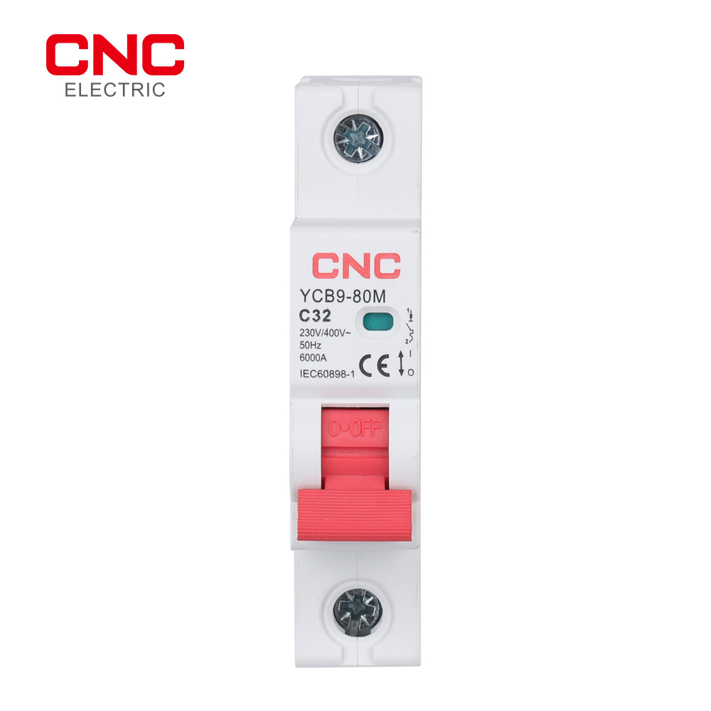 CNC MCB ブレーカー 1P/2P/3P/4P 50/60Hz 6kA ミニチュアサーキットブレーカー 6/10/16/20/25/32/40/50/63/80A