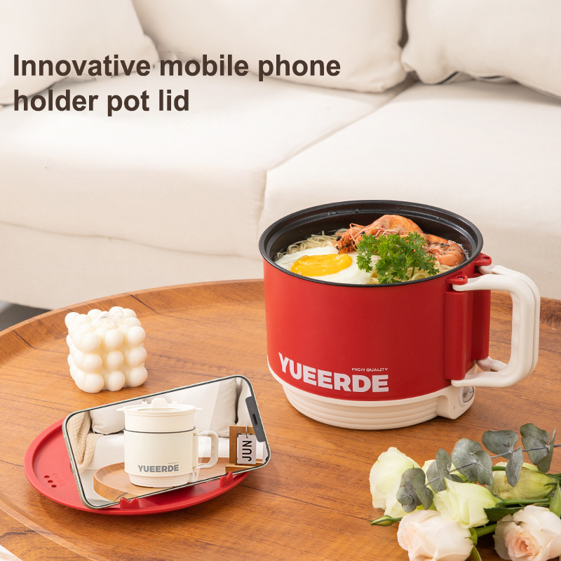多機能電気調理鍋ポータブル小型インスタントラーメンポット小さな鍋寮家庭用電気調理鍋