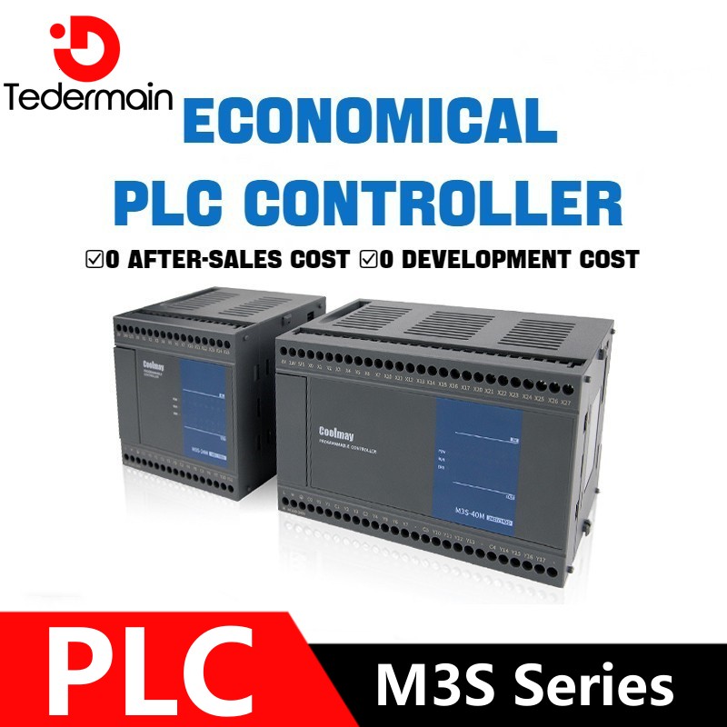 Coolmay PLC M3Sシリーズ プログラマブルロジックコントローラ エコノミータイプ 三菱プログラミングソフトWorks2対応