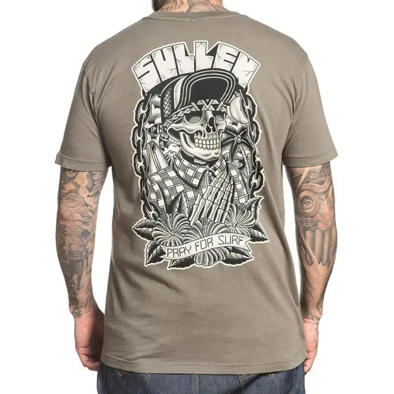 SULLEN CLOTHING Pray for Surf チョロハ カプセル T シャツ オリーブ S 新品