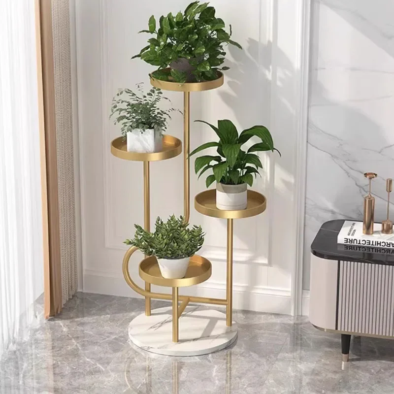 多層金属植木鉢植物棚ディスプレイ屋内バルコニー植物棚オーガナイザー収納ラック Estanteria Plantas 家具