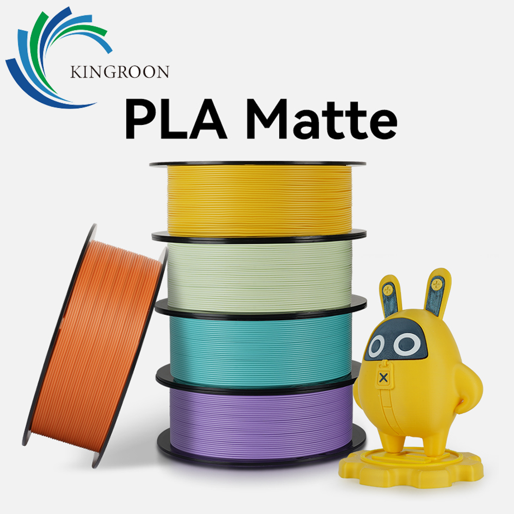 KINGROON 3D プリンタフィラメント PLA マットフィラメント 1.75 ミリメートル 1 キロ 2 キロ 3 キロ高精度気泡なし 3D プリンタ材料