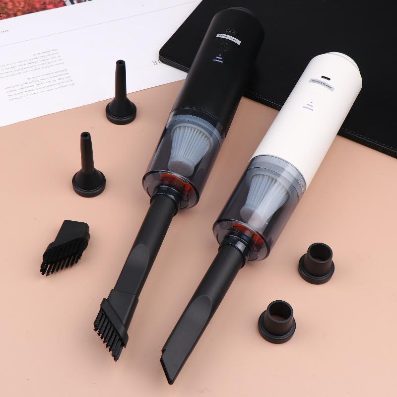 ワイヤレスデュアル目的吸引と吹き出し掃除機家庭用と車用のデュアル使用ハイパワー強力な掃除機ブラック