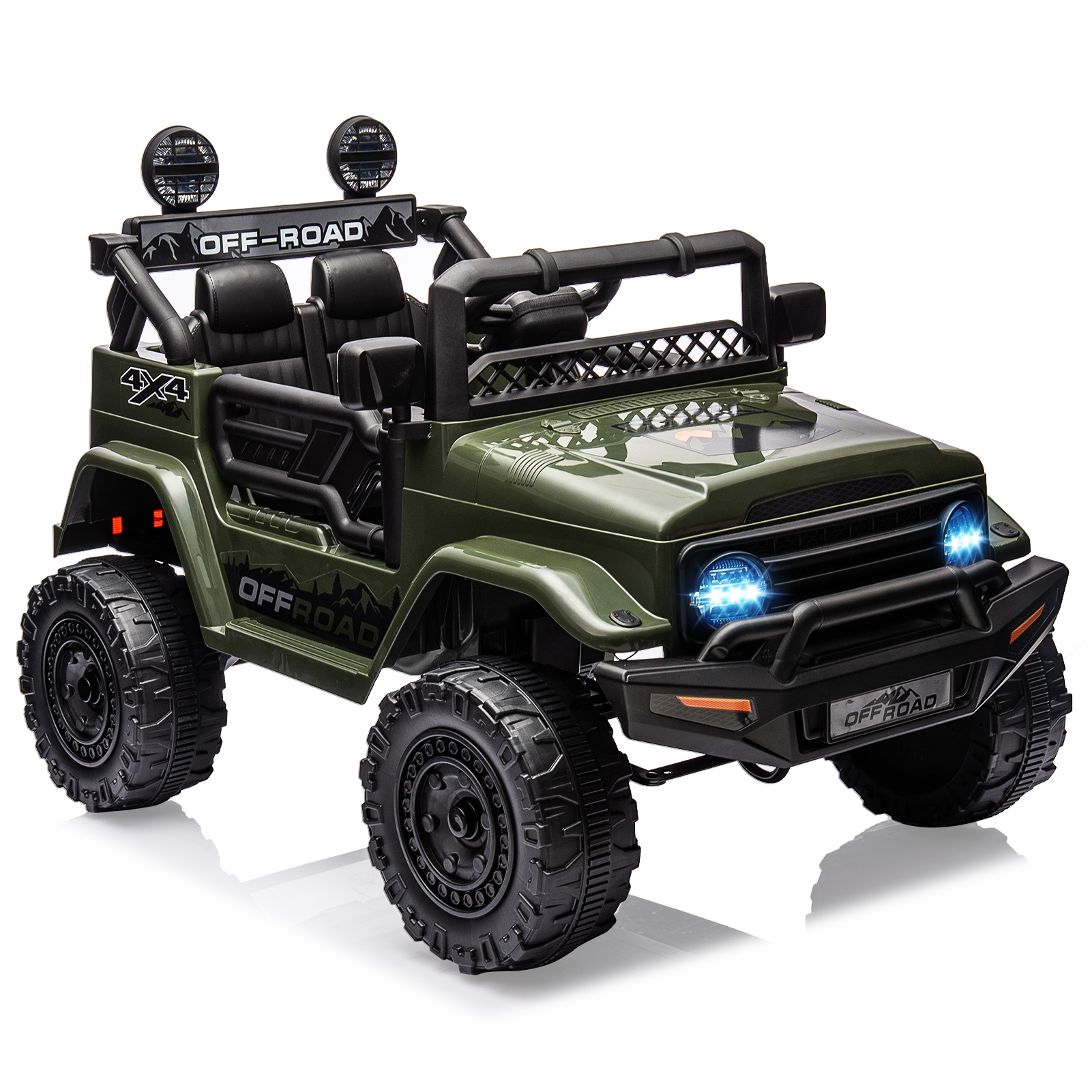 12V キッズライドオントラック リモコンスプリングサスペンション Bluetooth 接続と LED ライト付き 3～8 歳の誕生日プレゼントに