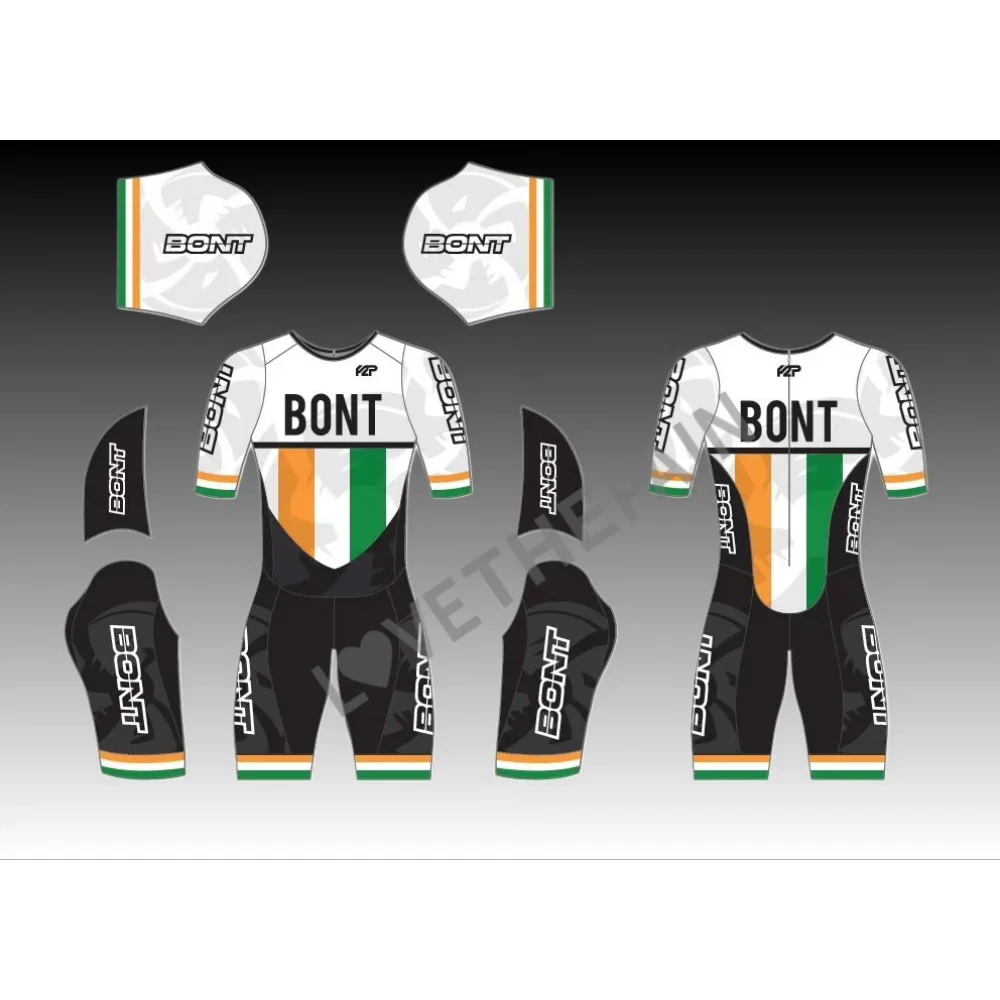 bont 子スケート半袖スピードスケートスーツ子供練習トレーニングインラインスピードスケートトライアスロンレース服新 2025