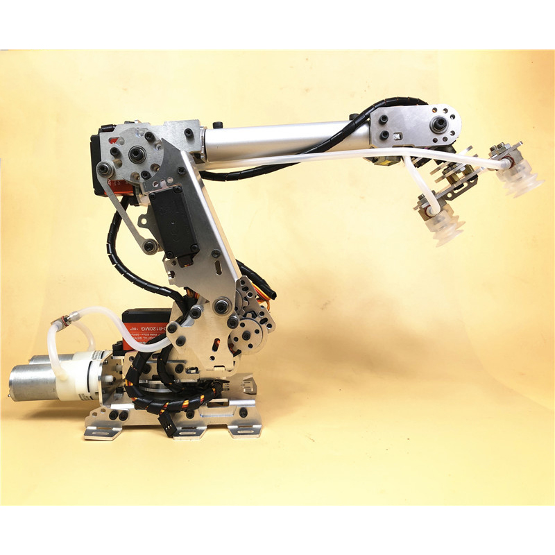 真新しいロボットアーム金属アルミニウム合金産業用ロボットモデル 6 軸ロボットデュアルサーボドライブエアポンプロボットアーム SNAM6800