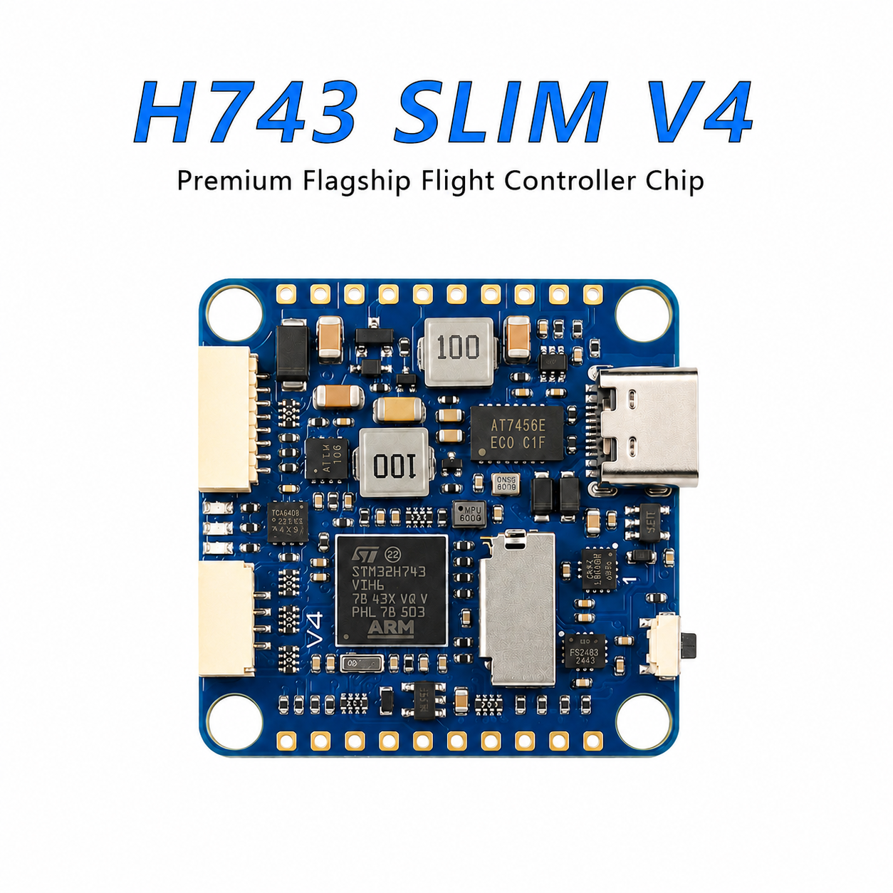 Matek Mateksys H743 スリム V4 フライトコントローラー OSD MicroSD 内蔵 RC FPV ドローンマルチコプターモデルマッチングアクセサリー