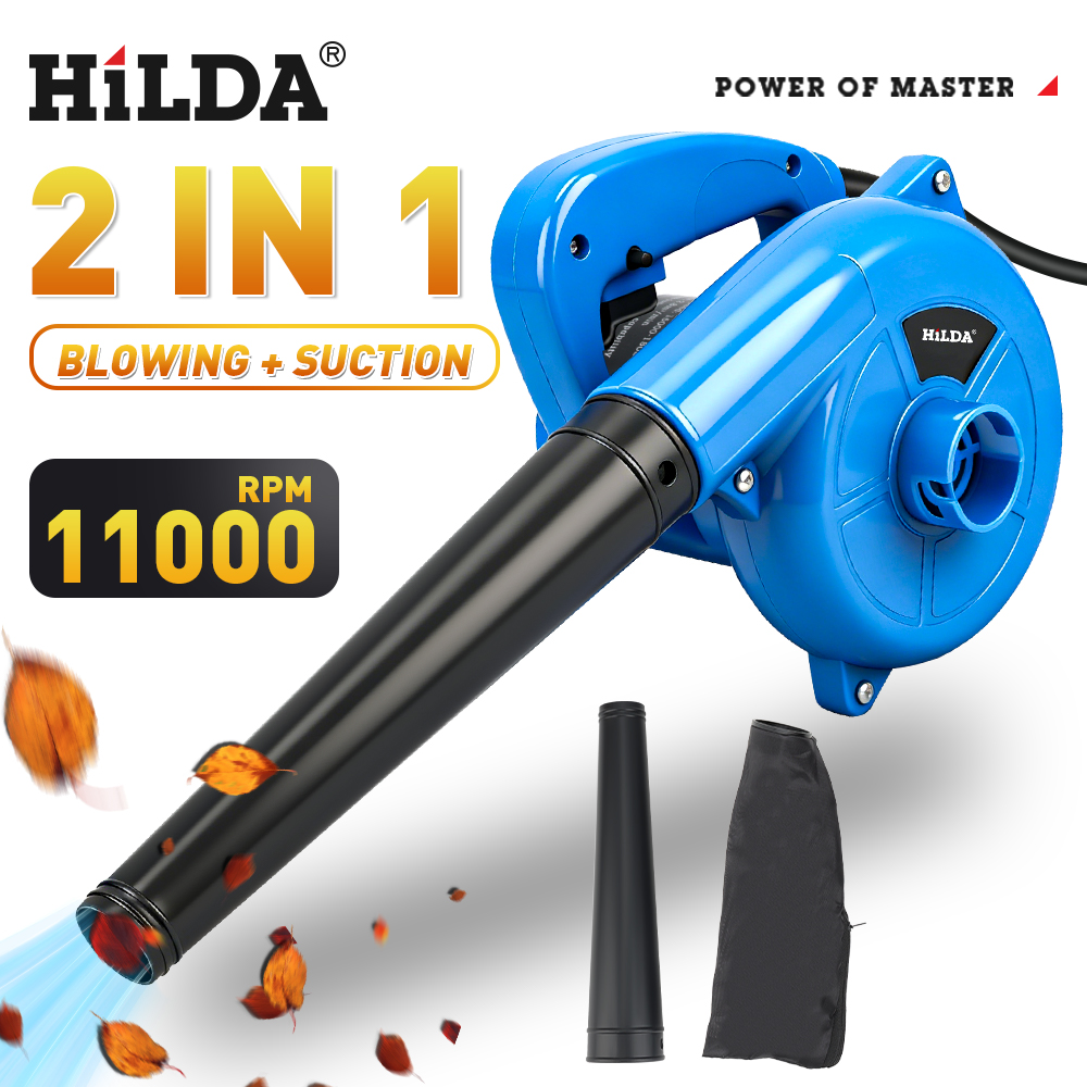 HILDA 1000 ワット電動エアダスターコンピュータクリーナー - 電子デバイス用高出力ダストブロワー集塵ブロワー