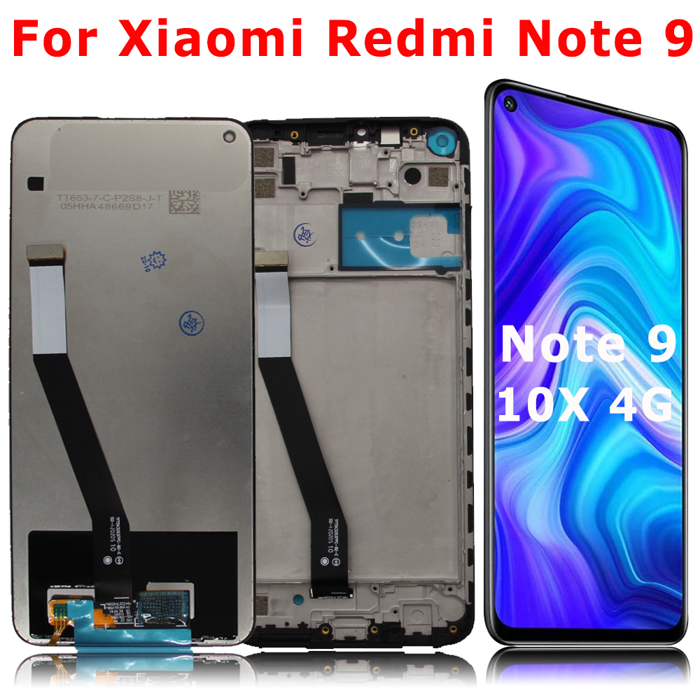 Xiaomi Redmi Note 9 LCD M2003J15SC M2003J15SG タッチスクリーンデジタイザアセンブリ Redmi 10X 4G M2003J15SC LCD用ディスプレイ