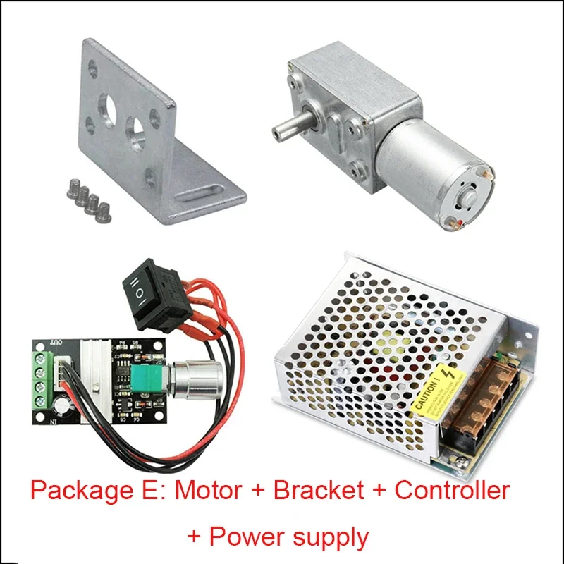 JGY370 ギヤードモーター 12V 24V 低速大トルク JGY370 ブラケットコントローラ電源逆減速機ミニ減速ボックスモーター