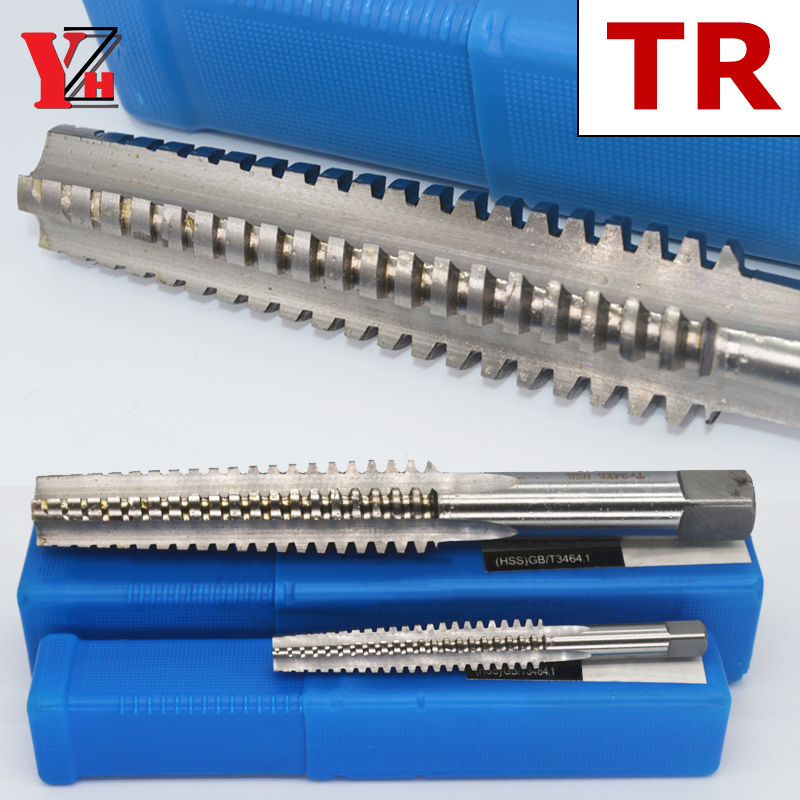 YZH TR HSS 台形ねじタップおよび台形タップ右勝手 TR6 TR8 TR10 TR12 TR16 TR18 TR20-TR44 ねじ切り工具