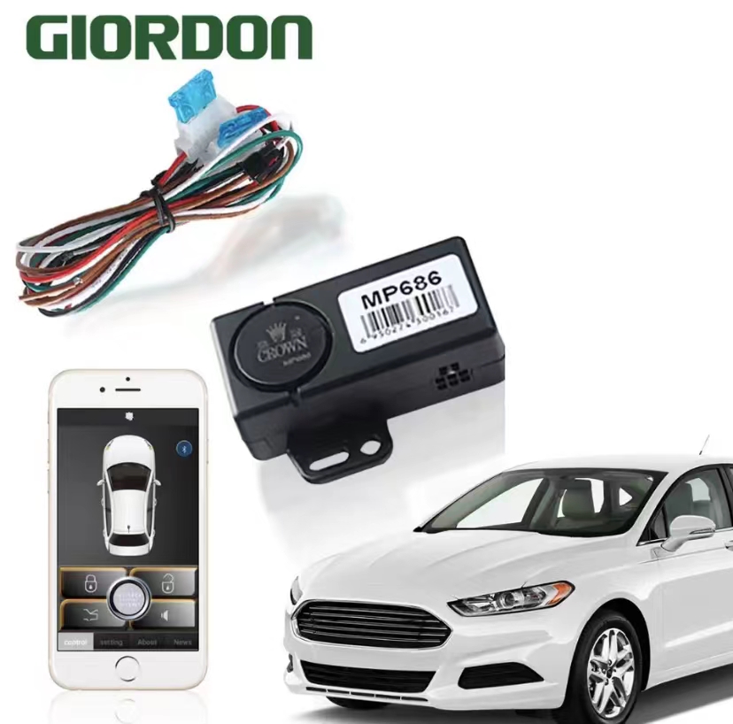 リモートスタートとBluetooth制御を備えたスマートキー車警報システム携帯電話制御キーレスエントリー