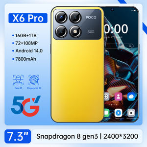 新型X6 Proは、7.3インチOLEDディスプレイ、1億800万画素カメラ、90Hzのリフレッシュレート、3G/4G/5GデュアルSIMデュアルスタンバイ、Android 14対応、急速充電機能を搭載したスマートフォンです。
