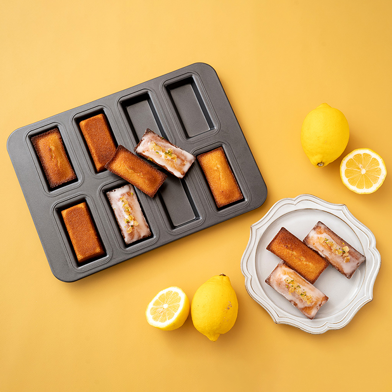 8 空洞炭素鋼マドレーヌトーストケーキベーキングパンぬいぐるみマフィンフィナンシェデザート菓子型キッチン耐熱皿用