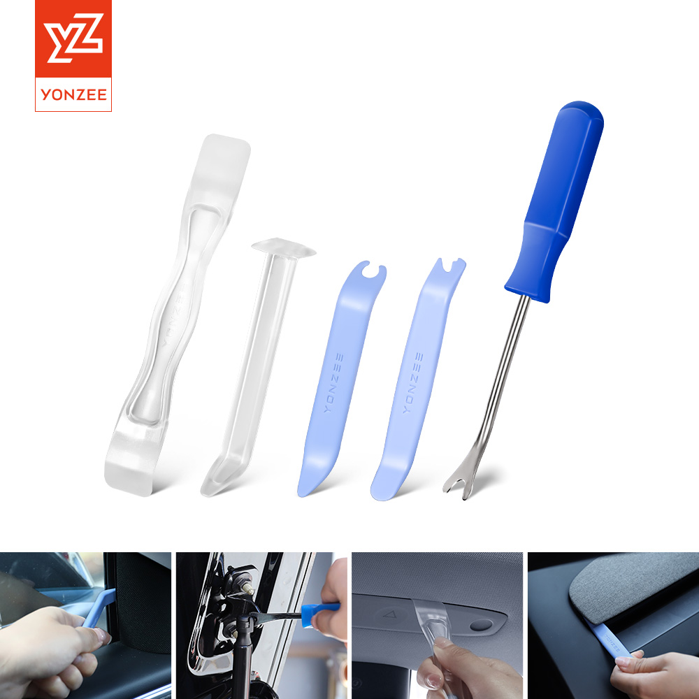 YZ ツールキット自動車さまざまな車両モデルテスラ BMW トヨタヒュンダイベンツテスラドアクリップパネルトリム取り外しトリム取り外しツール