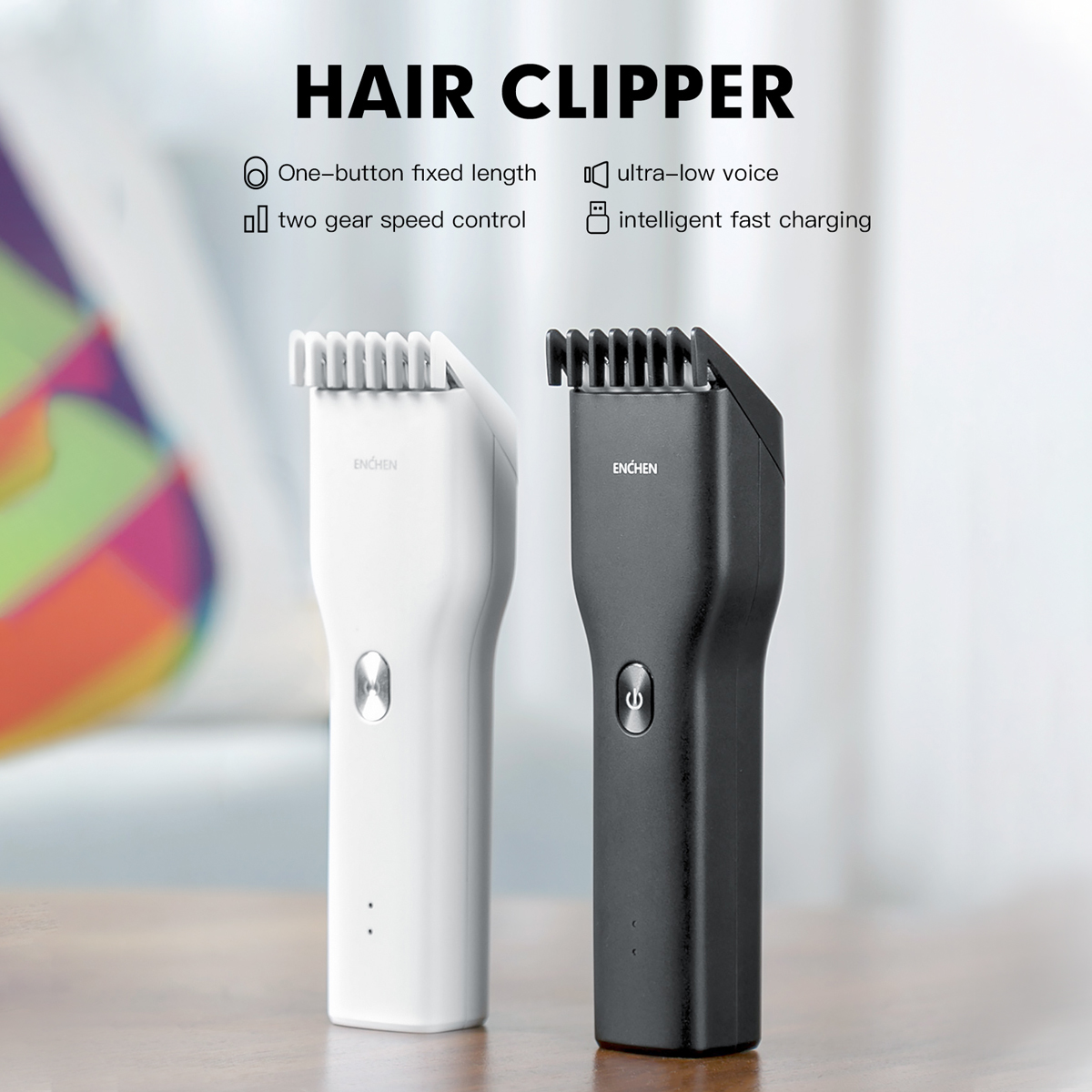 ENCHEN ブースト電動バリカンプロフェッショナルコードレス高速タイプ C 充電セラミックヘアカット機ヘアトリマー男性大人