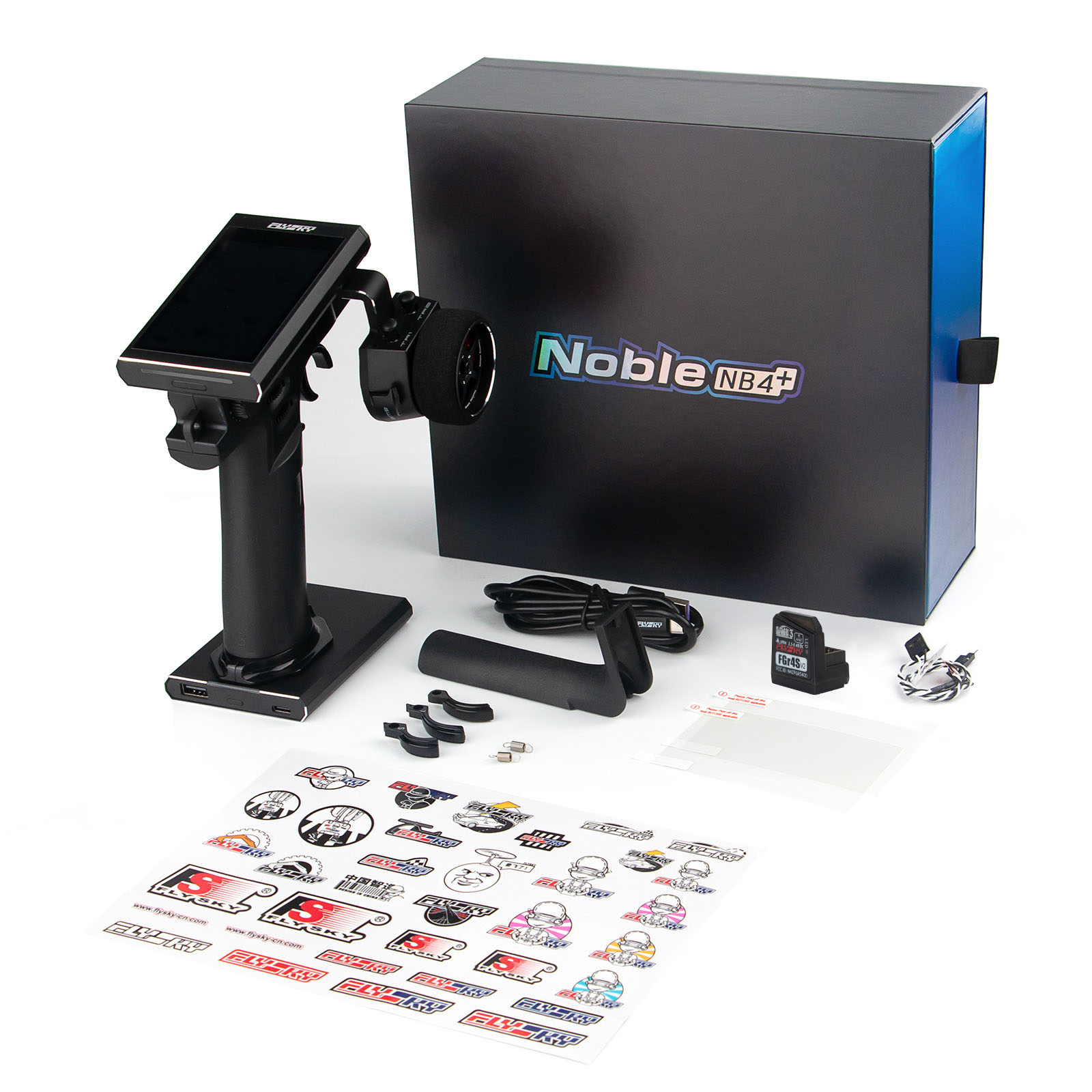 米国トランスミッターリモートコントローラー FGR4S レシーバー Flysky Noble NB4 2.4 グラム 8CH ラジオ AFHDS 3 プロトコルリモートコントロールカーボート用