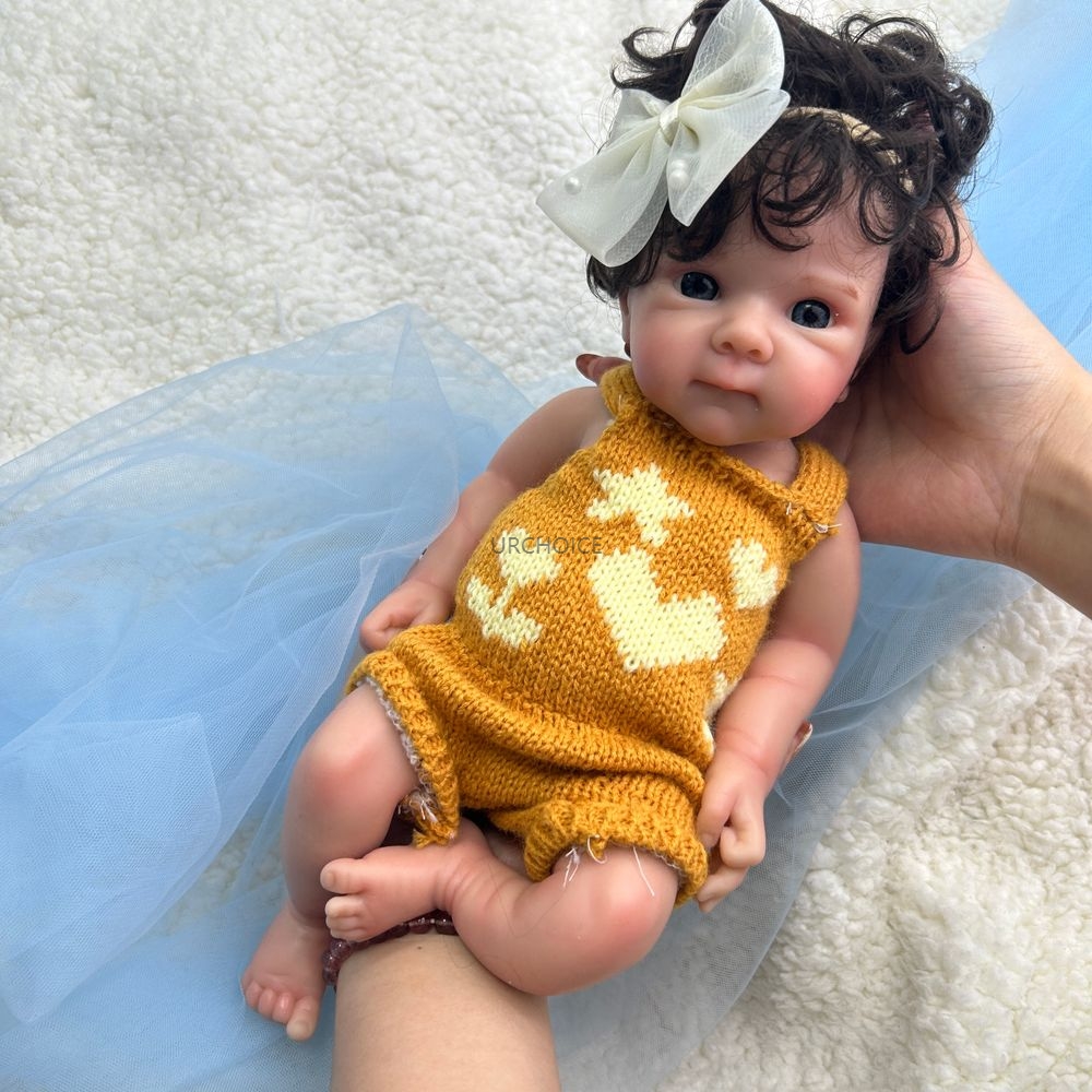 12 インチフルシリコンボディリボーン女の赤ちゃんベティー根付き髪洗える人形ソフトシリコン新生児誕生日クリスマスギフト