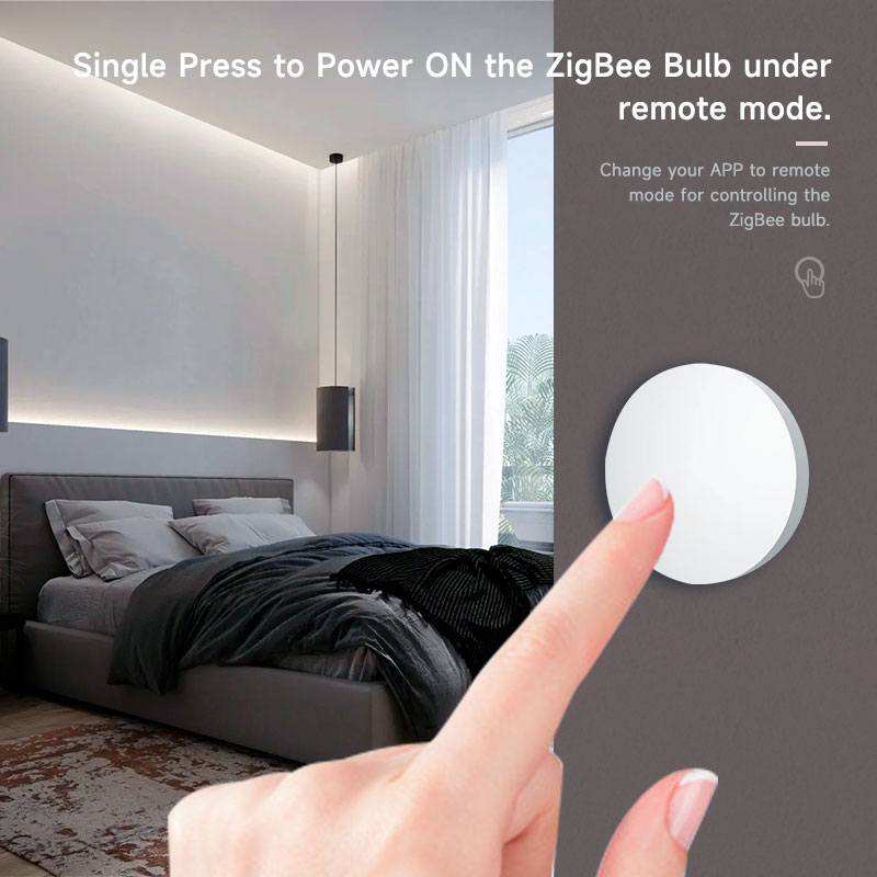 Zigbee3.0 2MQTT スマートボタンシーンスイッチワイヤレスリモートワンキーコントローラスマートホームオートメーションシナリオ Alexa Google 用