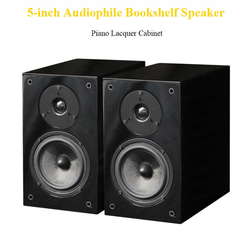 5 インチ HIFI パッシブ ブックシェルフ スピーカー 150 ワット出力 3 インチ ツイーター ユニット ラッカーシェル プロフェッショナル モニター スピーカー