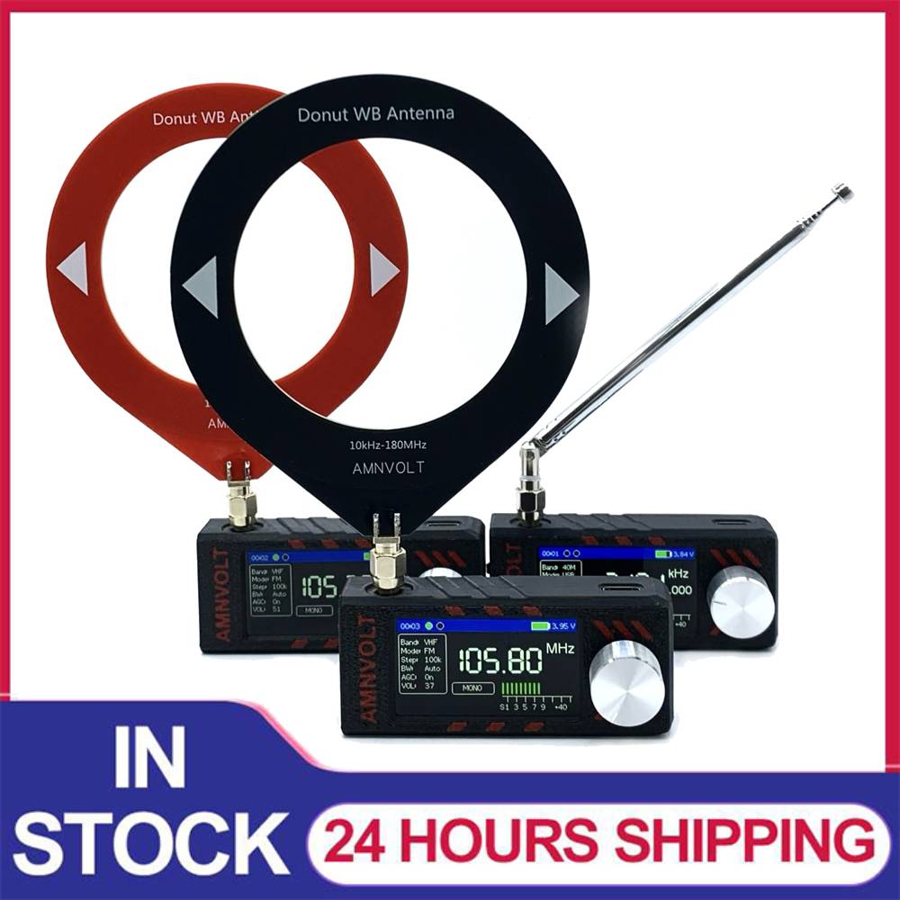 0.5-108mhz SI4732 オールバンドラジオ受信機 LSB USB AM FM ラジオ 1.9 インチ IPS スクリーンミニポケットラジオ HF SW MW VHF アンテナ付き