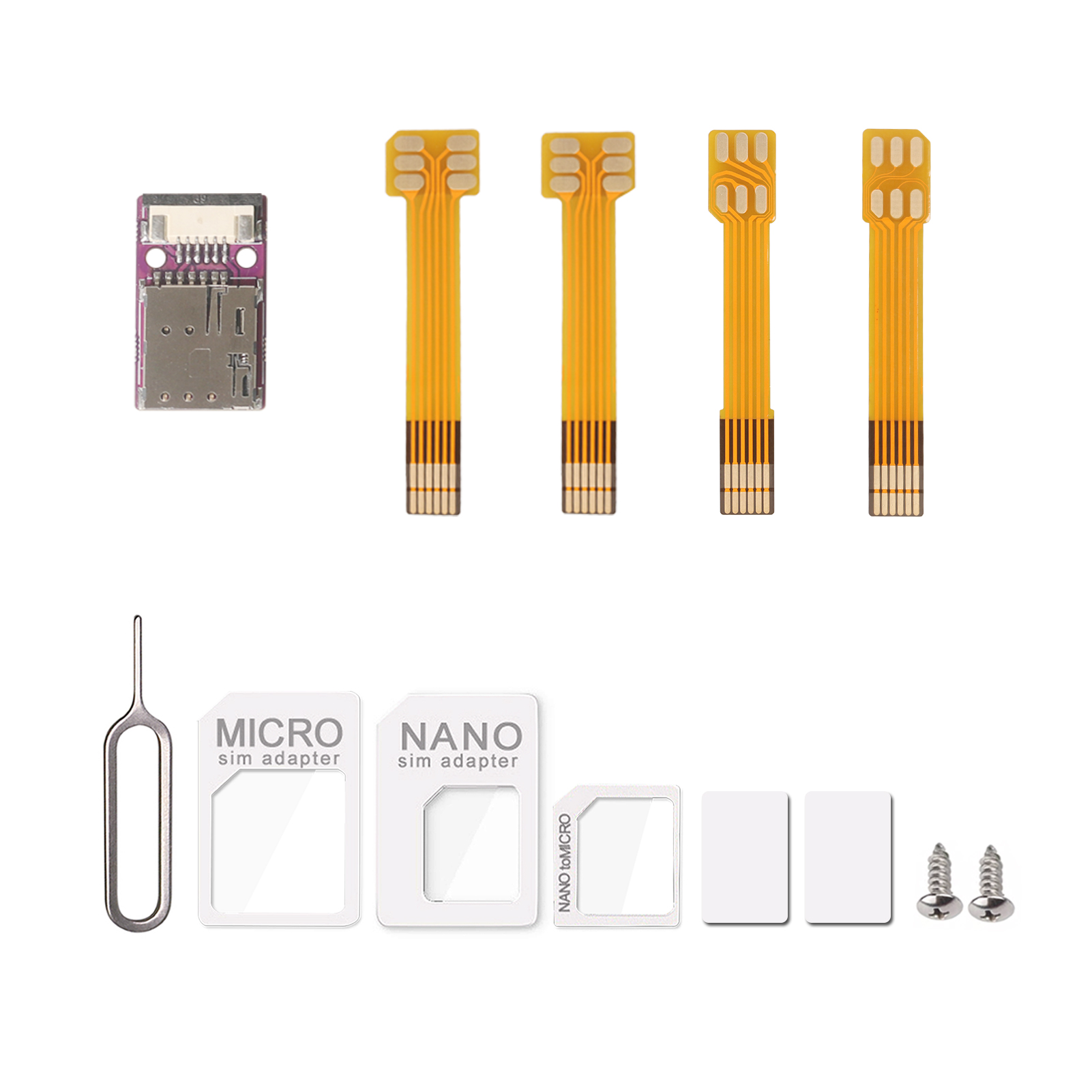 携帯電話 IC カードアクティベーションツール Nano SIM カードイジェクトコンバーターカード拡張アダプター Nano SIM FPC 15 センチメートルフレックスケーブルケーブル