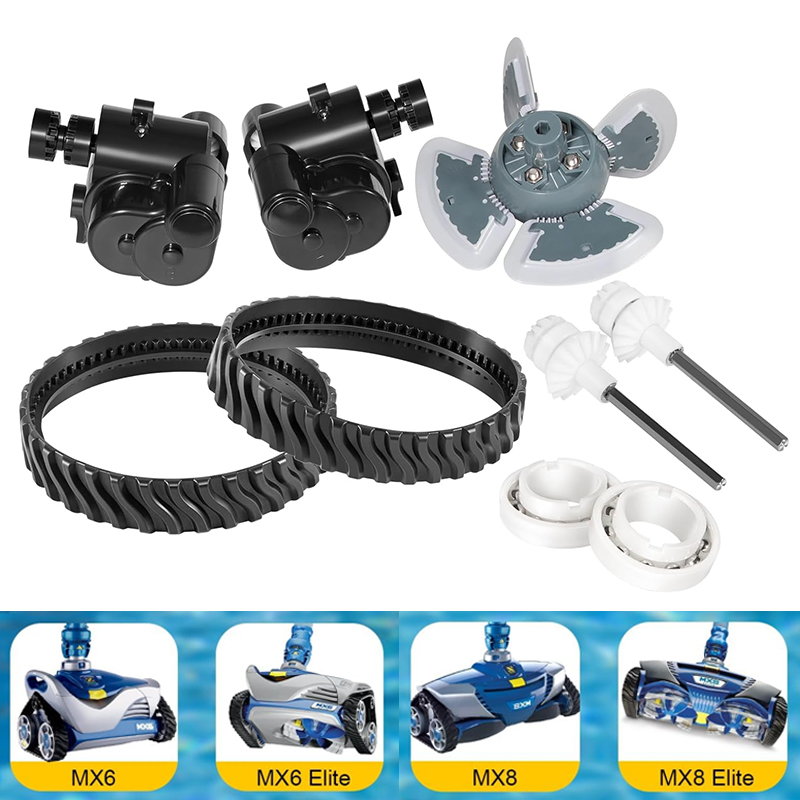 Zodiac R0796200 MX8/MX8 エリート プール クリーナー チューンアップ キット (フレックス パワー タービン、方向制御デバイス、トラック、ドライブ シャフト付き)