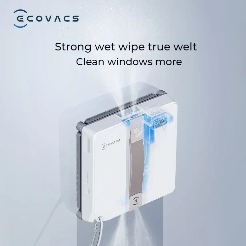 オリジナル ECOVACS 窓掃除機 WINBOT AIR ミニ窓掃除ロボット 8000Pa ガラス掃除機