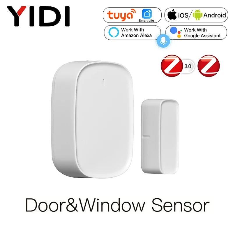 Tuya ZigBee スマートウィンドウドアゲートセンサー検出器、スマートホームセキュリティ警報システムスマートライフ Tuya アプリワイヤレスリモコン