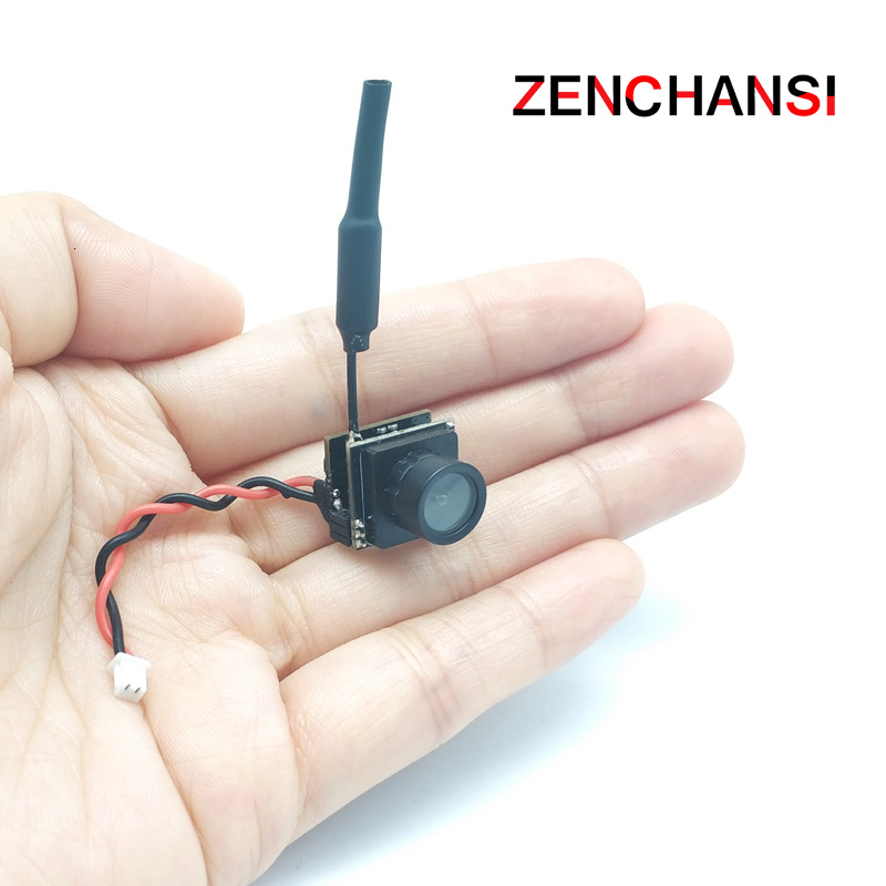 MINI 5.8G FPV 48CH 25mW トランスミッター VTX-CAM 600TVL 120 度 AIO カメラ付き RC ドローン部品用