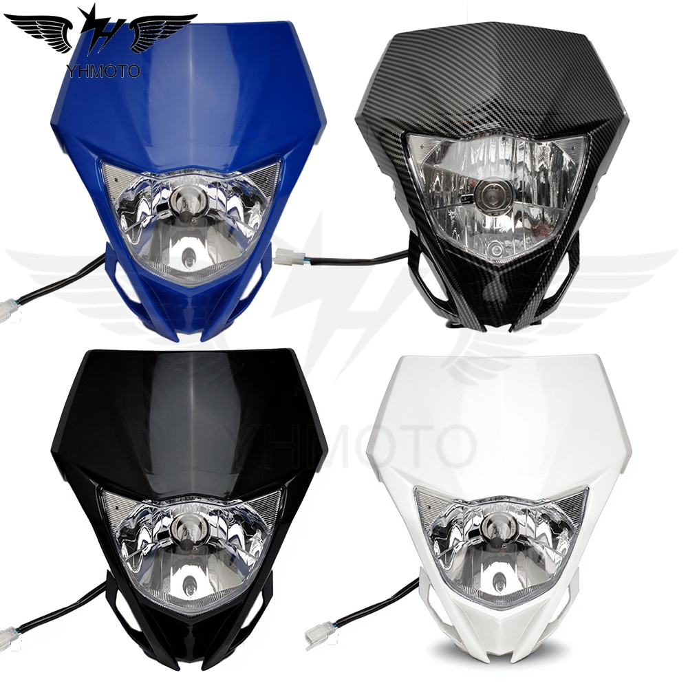 モトクロスエンデューロクロスヘッドライトダートバイクフロントランプヤマハ WR 250 R WR426F WR450F WR500 WR TTR 450 オートバイヘッドライト