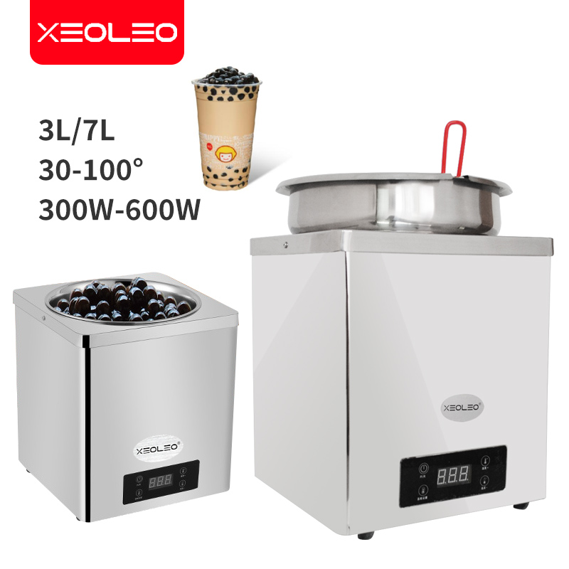 XEOLEO タピオカウォームポット 3L/7L ステンレス鋼断熱ポットタロイモ/パール/サゴ/タピオカクッカーバブルマシンパールクックポット用