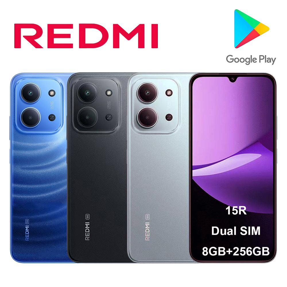 新しい Redmi 15R 5G スマートフォングローバルバージョン 6.9 インチ 120Hz 画面 6000mAh 大型バッテリー 33 ワット充電 Android 15 携帯電話