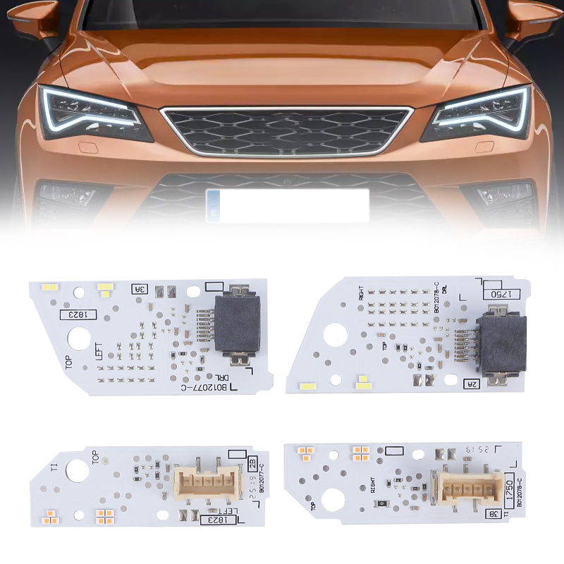 DRL LED ボードデイタイムランニングライトソース Led ターンシグナルライトモジュールチップ Seat Ateca 2016-2020 575941476 575941475