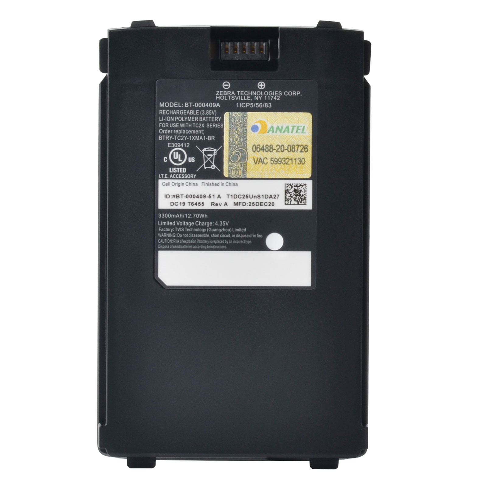 BT-000409A バッテリー bt 000409a 薄型ゼブラ TC21 TC26 TC20 PDA 交換電池