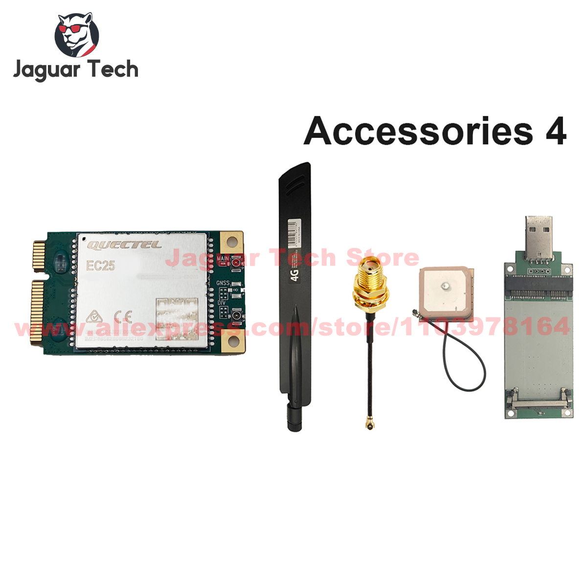 Quectel EC25 4G LTE Cat4 ミニ Pcie モジュール EC25-A EC25-AF EC25-E EC25-G EC25-EU EC25-AUX EC25-EUX 4G GPS アンテナ付属アクセサリー