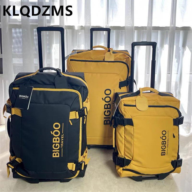 KLQDZMS 20 "24" 28 インチオックスフォード布荷物大容量トロリーケース男性搭乗ボックス女性のパスワードボックスローリングスーツケース
