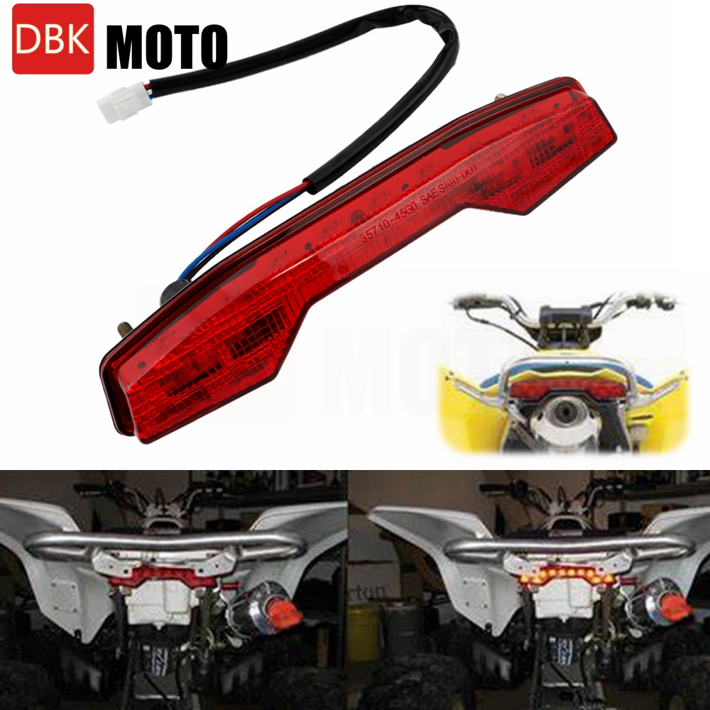 LED テールライトリアブレーキテールライトアセンブリ赤ブレーキストップテールライトリアランプスズキ LTR400 LTR450 LTR450R LTR 400 450