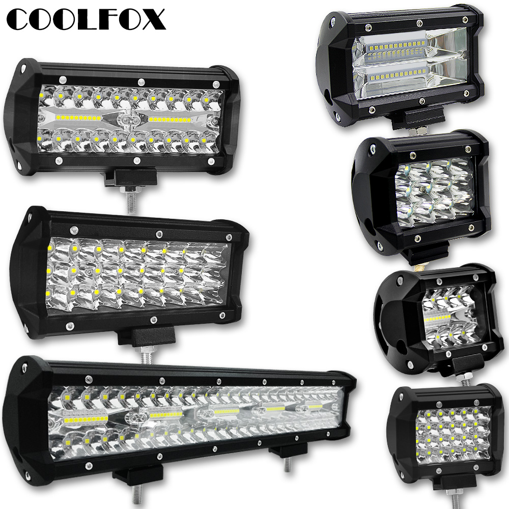 300 ワット 120 ワット 72 ワット 36 ワット 12 ボルト Led バー作業灯ライトバー Led ランプスポットオフロード作業灯作業灯ドライビングライト自動車の付属品
