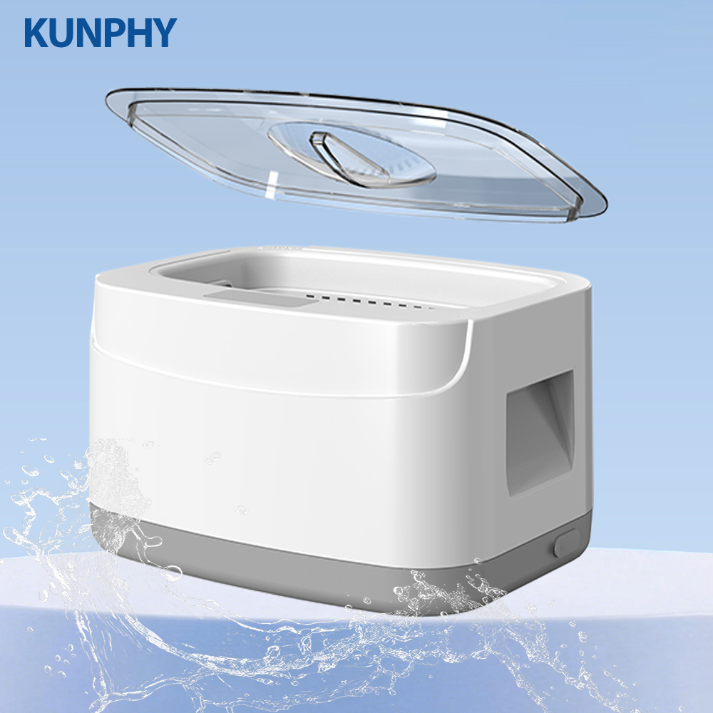 KUNPHY 超音波クリーナー 2.5L プロフェッショナル超音波ジュエリークリーナーダイヤモンドリングゴールドイヤリングネックレスメガネ義歯用