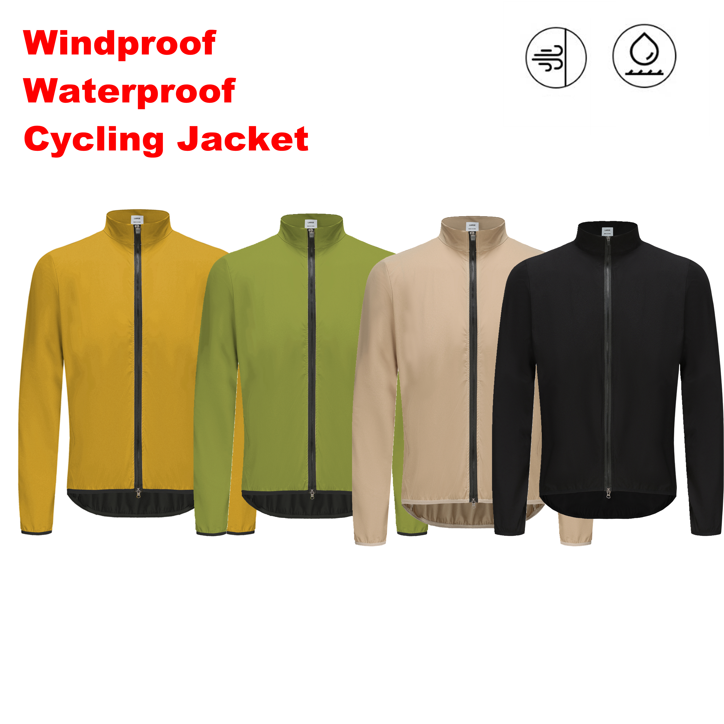 Rsantce 2023 男性ジャージ防風防水軽量長袖サイクリングジャケット自転車服バイク Mtb ジャージ
