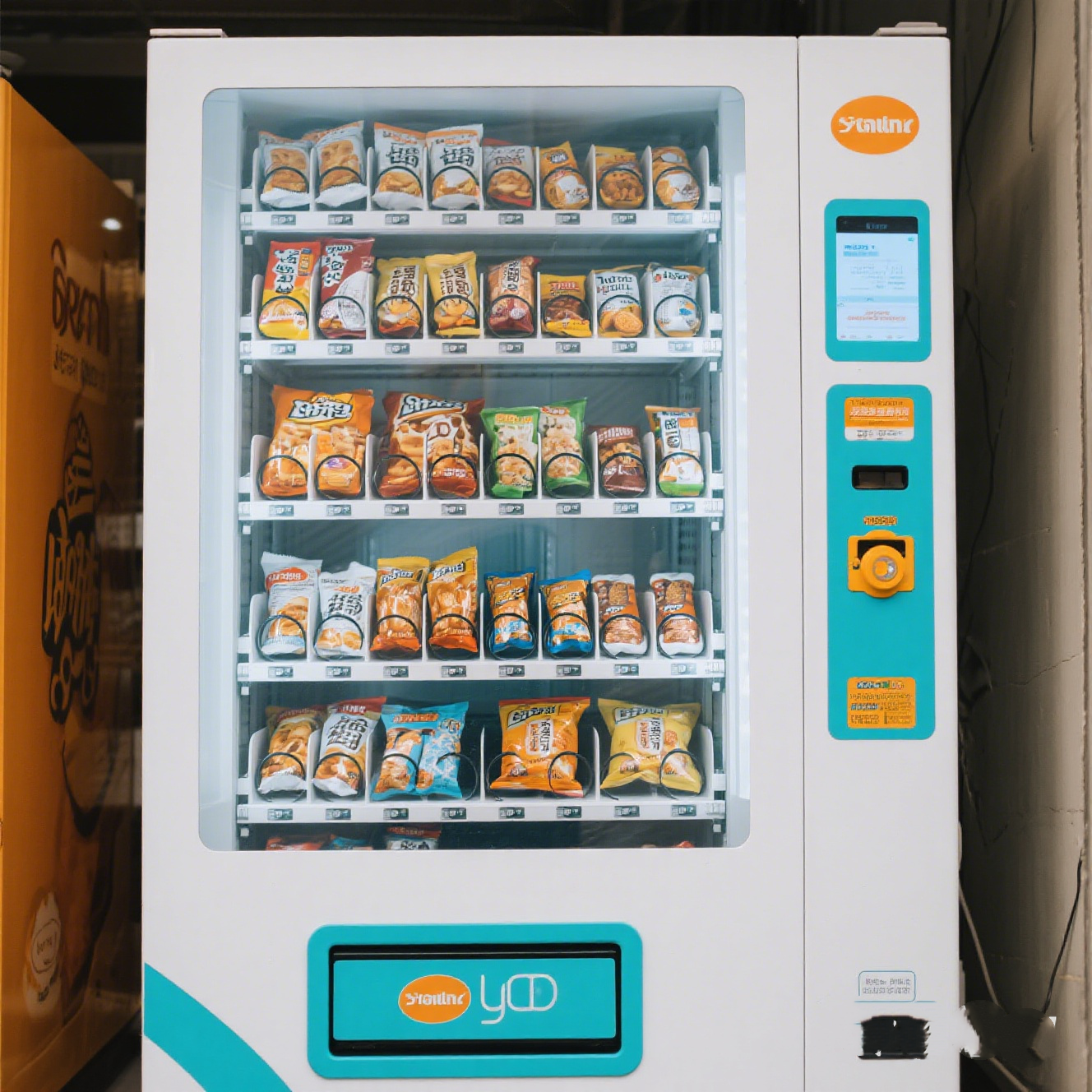カスタマイズされたスマートスナックマシン コンボ自動販売機 水ボトル飲料 食品および飲料用の自動販売機