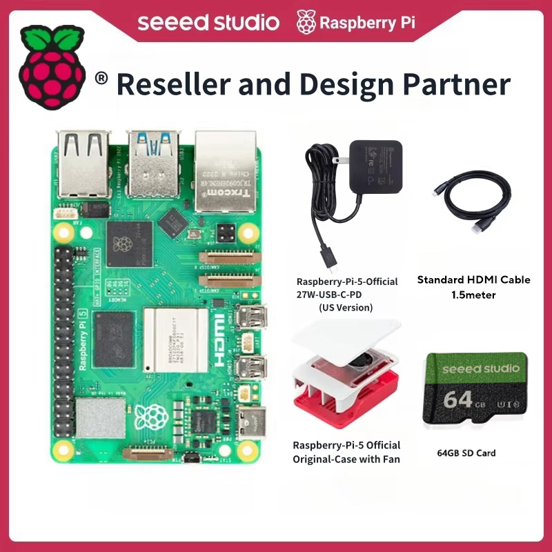 Raspberry Pi5 8GB 16GB 4GB 2GB キット ラップトップ ミニ PC コンピューター、2.4GHz 64 ビット クアッドコア Arm Cortex-A76、Bluetooth5.0、BLE ワイヤレス
