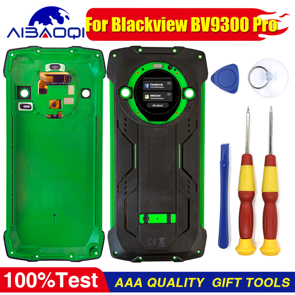 100% 新しい保護バッテリーケース裏表紙 Blackview BV9300 プロ電話とカスタム画面完璧な交換部品