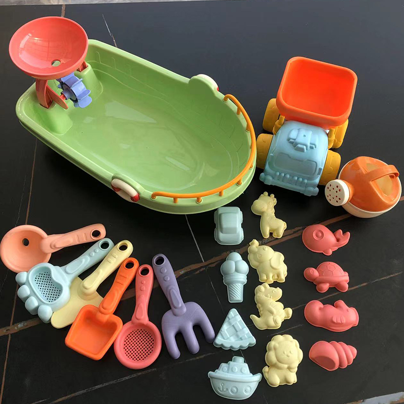 子供トロリー砂遊びビーチおもちゃサンドボックスシャベル動物金型ビーチアクセサリーおもちゃ屋外海辺遊び砂水パーティーゲーム