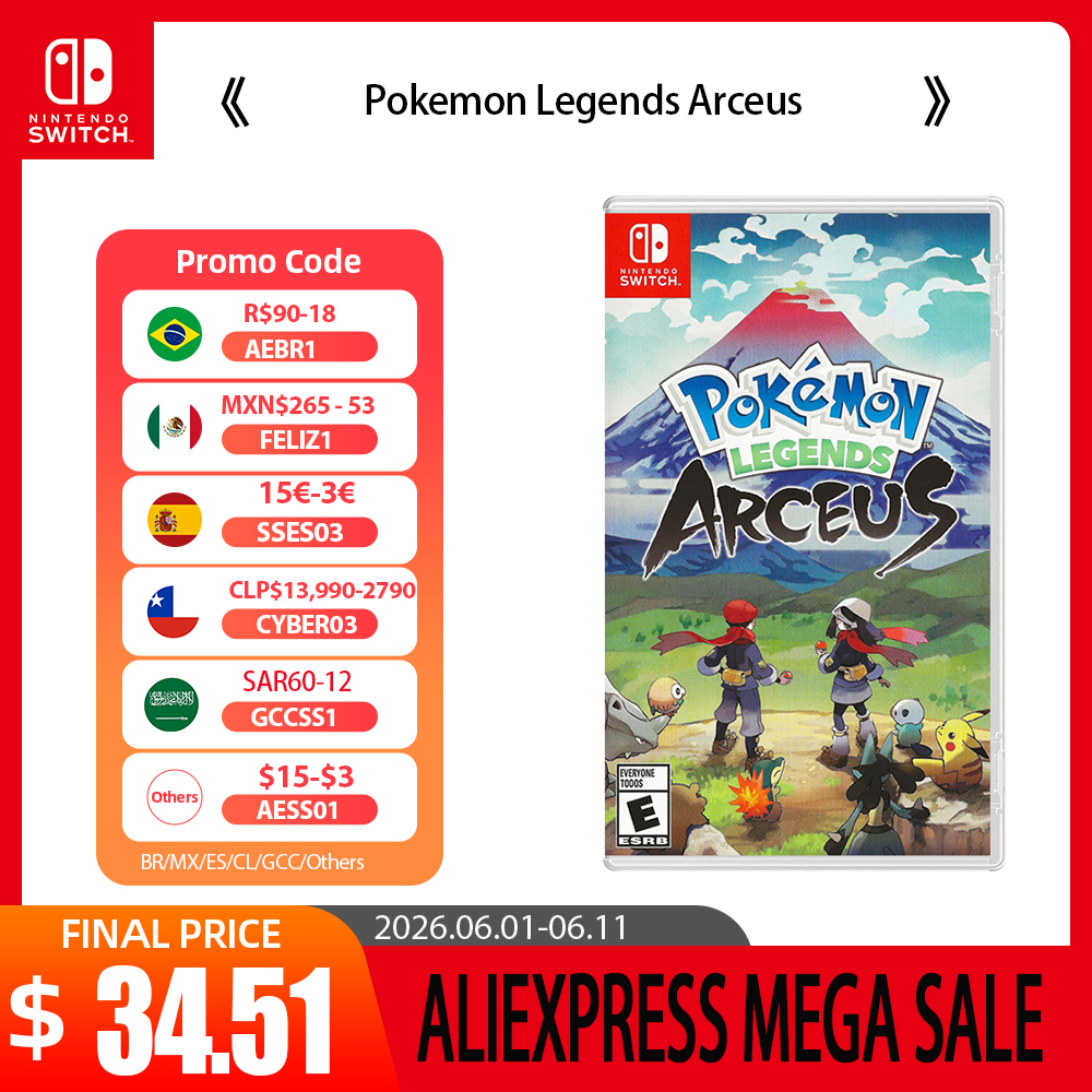 Nintendo Switch ゲームセール プラットフォーマー ポケモンレジェンド アルセウス サポート 13 言語 テレビ 卓上 ハンドヘルド