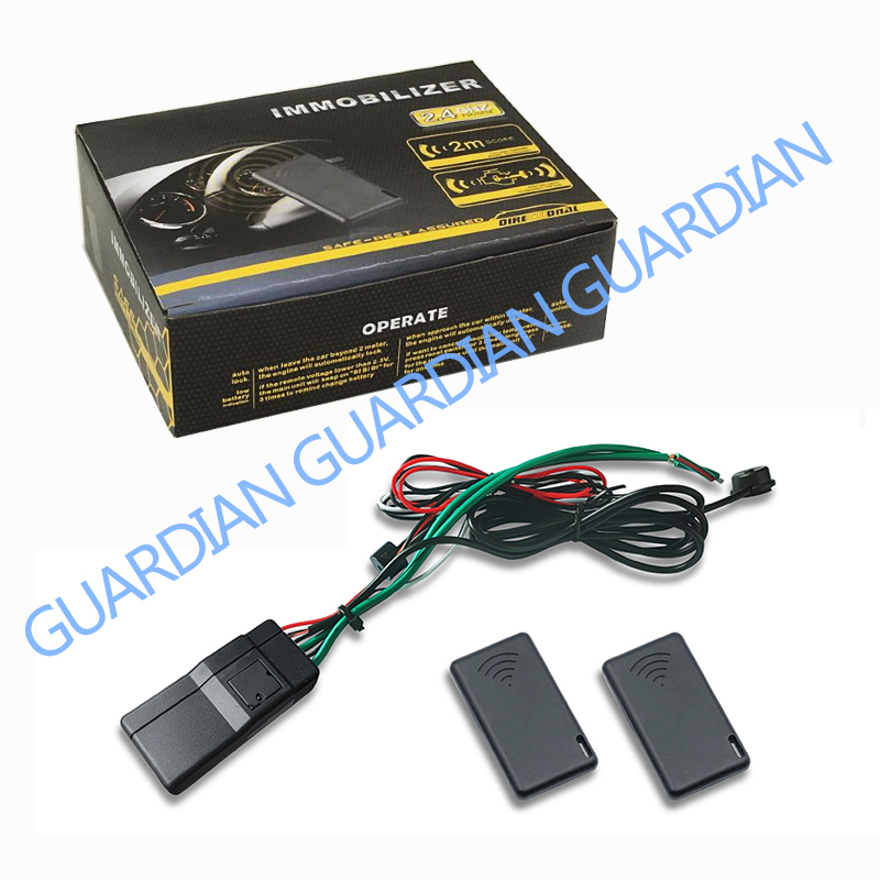 RDG-18 2.4GHz RFID ポータブルイモビライザーワイヤレスエンジン自動ロック車警報システムユニバーサル抗ハイジャックスマートキー