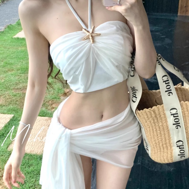 水着 レディース ハイエンド 新ウォータートーン セクシー 純粋な欲望 ビキニ 3 点セット ビーチ 休暇 温泉 首吊り水着